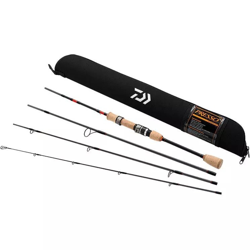 Daiwa Rod Presso Pack Spinning Rod Ultra Light Fast 4 pc. 7'0''