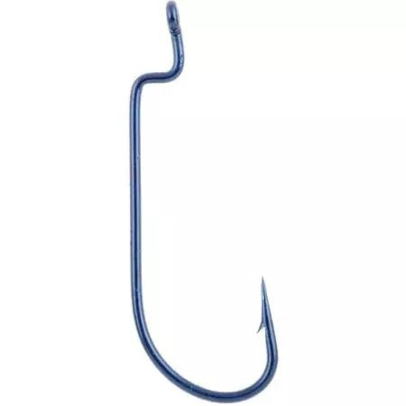 Danielson Offset Worm Hooks Blue