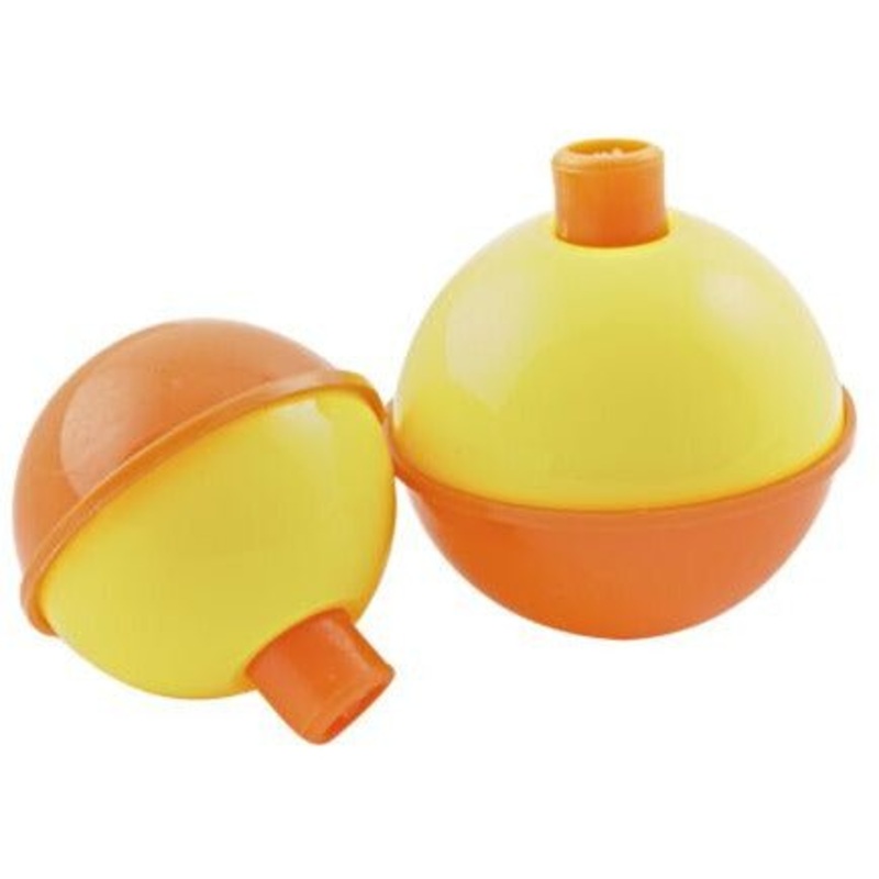 Danielson Snap-On Float 2 Orange/Yellow 2pk