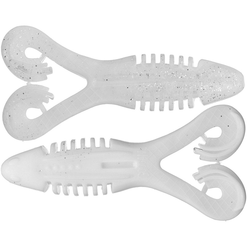 Googan Baits Explode Toad 4 White Pearl Shad Qty 5