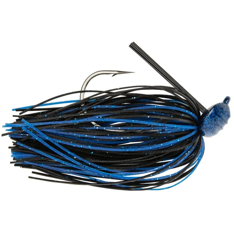 Googan Squad Gridiron Football Jig 3/4 Oz Black & Blue