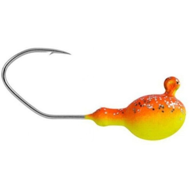 Matzuo Cutter Sickle Jig 1/4oz Chartreuse/Orange Qty 8