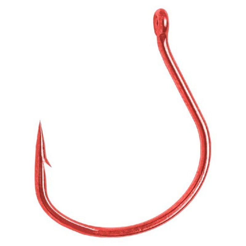 Matzuo Wacky Worm Finesse Hooks 4/0 Red Chrome 25pk