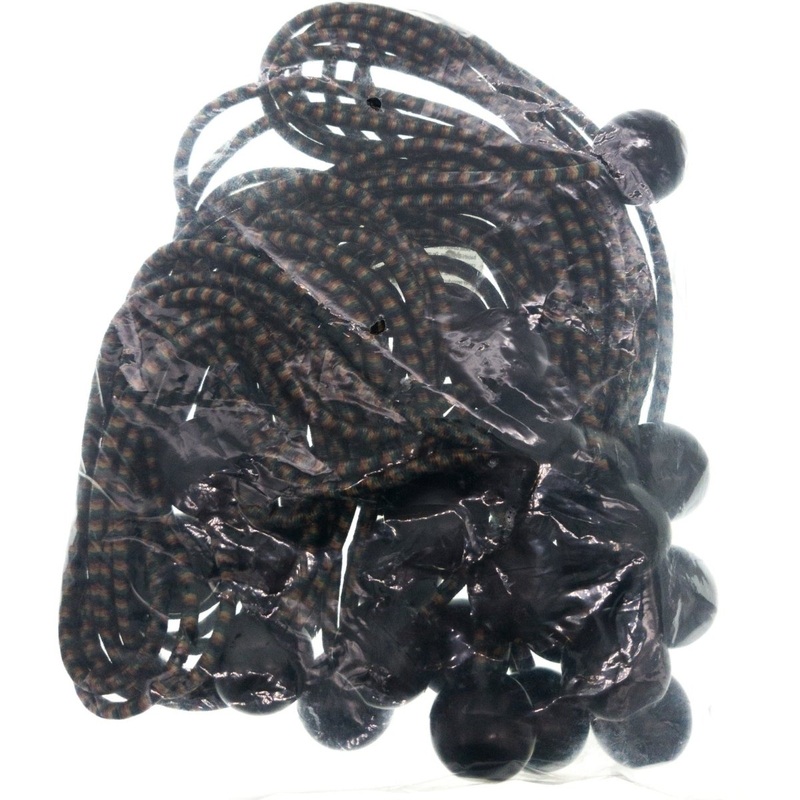 SE Camouflage Stretch Cord With Black Ball 10 Qty 25