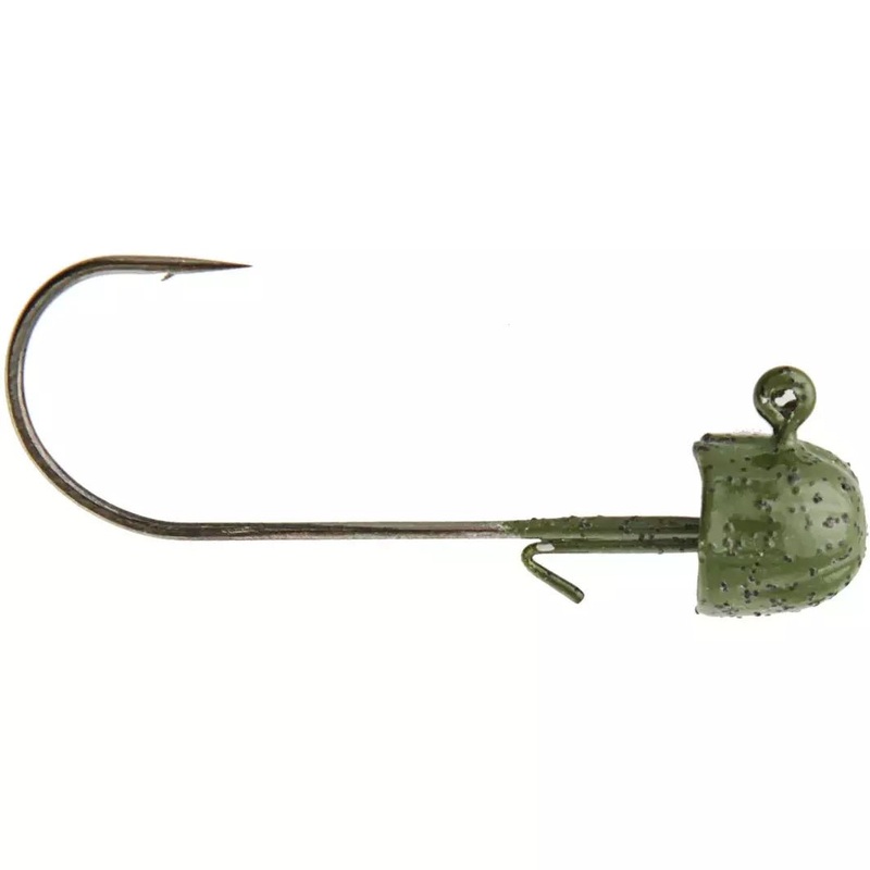 VMC Half Moon Jig 1/8oz Green Pumpkin 4pk