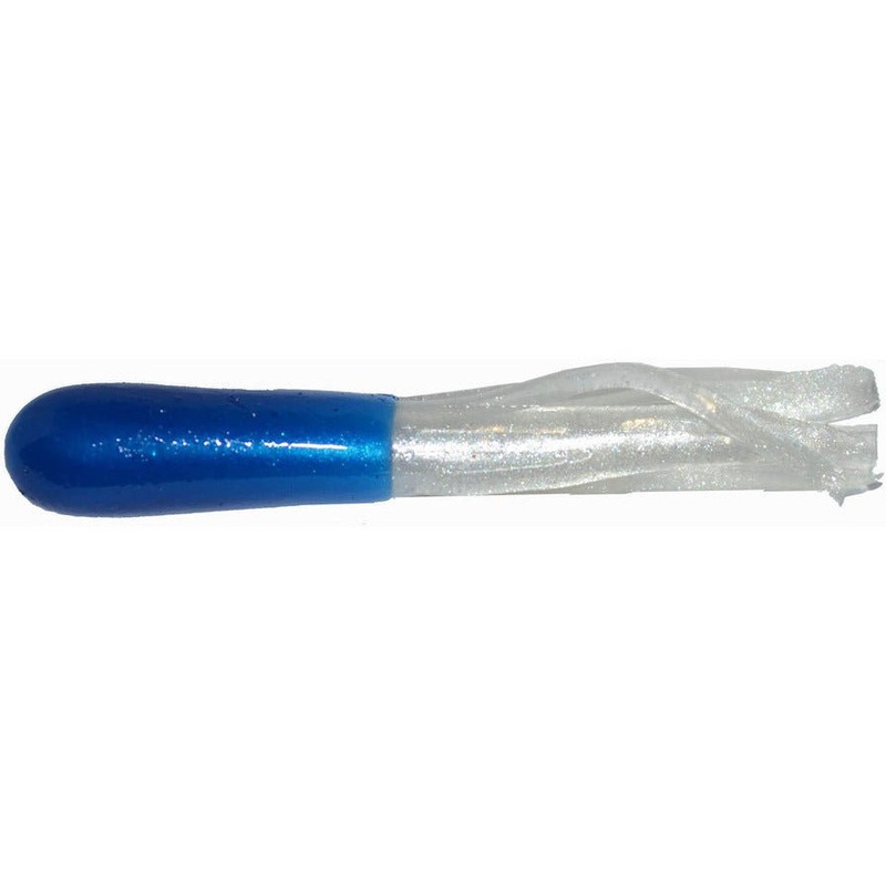 Big Bite Baits Crappie Tube 1-1/2 Blue/Pearl Qty 10