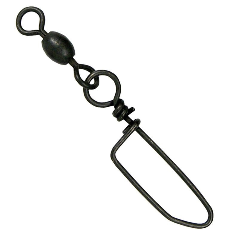 Billfisher Stainless Coastlock Snap Swivels 2/0 240 LB Black Qty 3