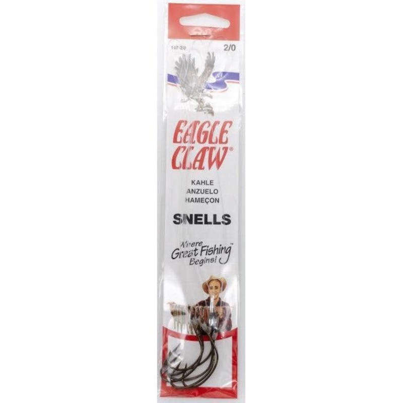 Eagle Claw Kahle Snells Size 2/0 Qty 6