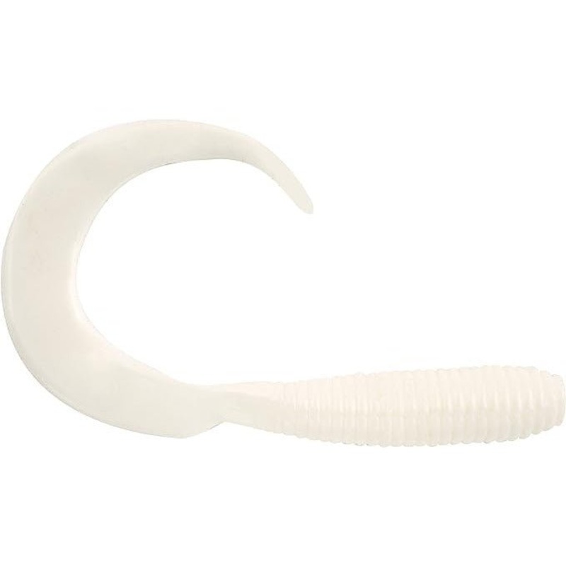 Hurricane Curltail Grub 4 White Qty 10