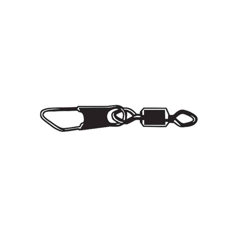 Mustad Rolling Swivel W/ Diamond Eye & Safety Snap
