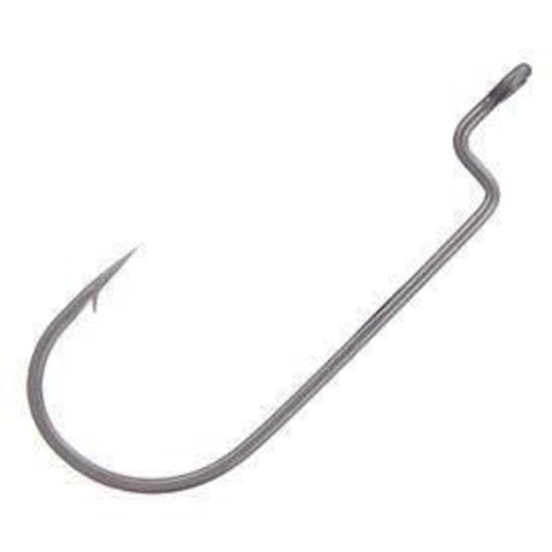 Pro X Wide Round Bend Offset Worm Hooks, Nano Finish, Forged QTY 5