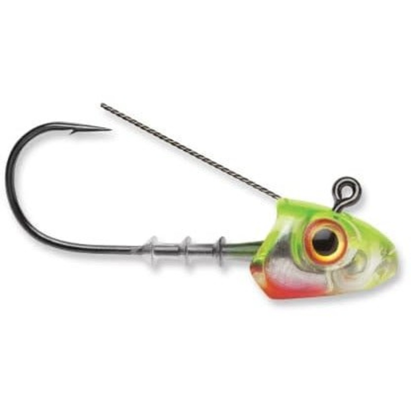 Storm 360GT Searchbait Weedless Jig Head Fits 4-1/2 Bodies 1/4 Oz Chartreuse Ice Qty 2