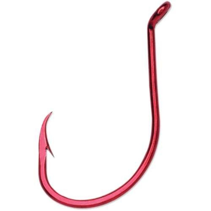 VMC Octopus Live Bait Hooks Size 7/0 Qty 6 Tin Red