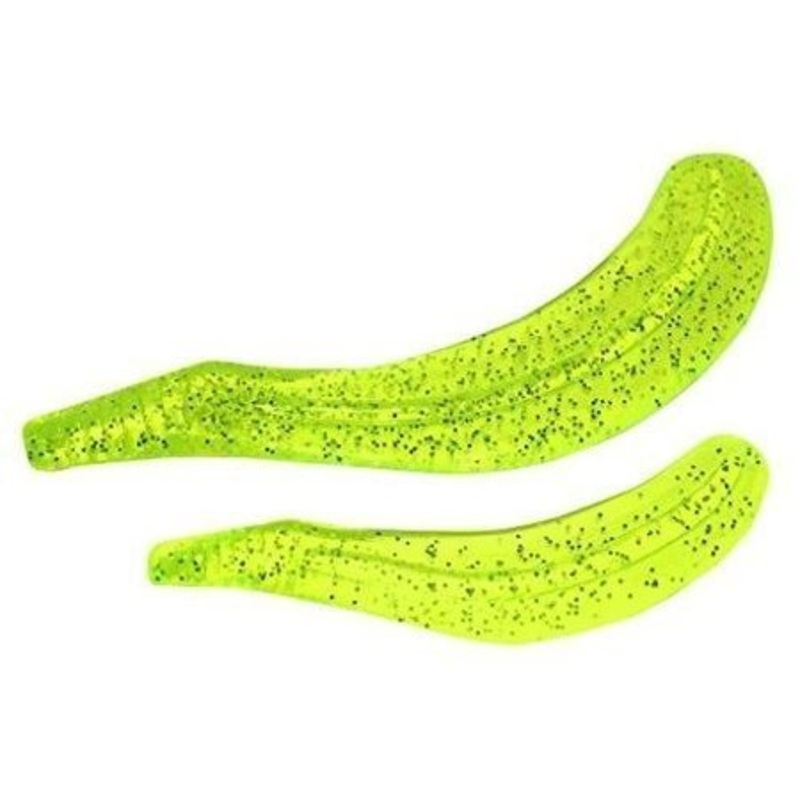 BayCoast Hyper Tails 4 Chartreuse Glitter Qty 8