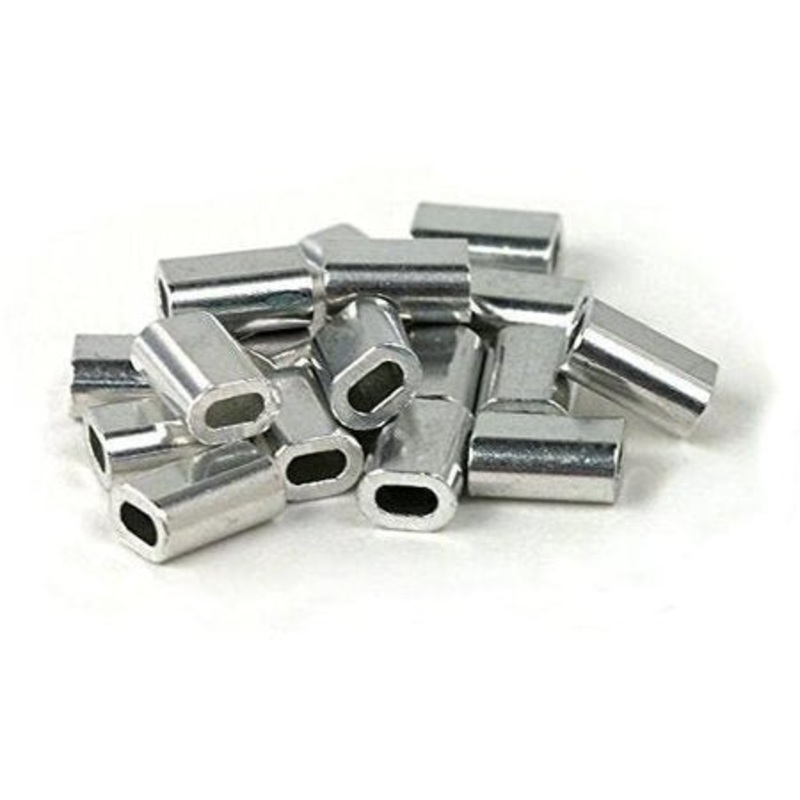 Billfisher Aluminum Single Sleeves Size 2.8-500 Lb Qty 50