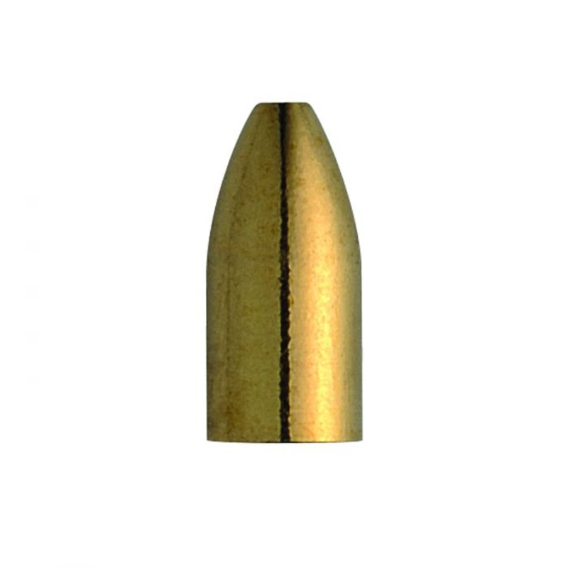 Eagle Claw Brass Worm Weights|1/8 QTY 10|3/16 QTY 7