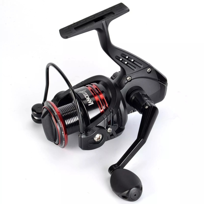 KastKing Lancelot Spinning Reel KRLSPNLC-S20BK-C 5:0:1 Size 20 Black Red