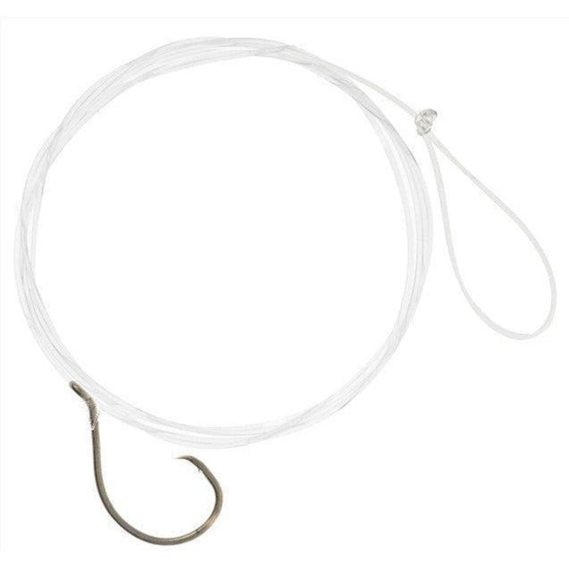 Matzuo 18 Fluorocarbon Circle Snell Black Chrome QTY 6