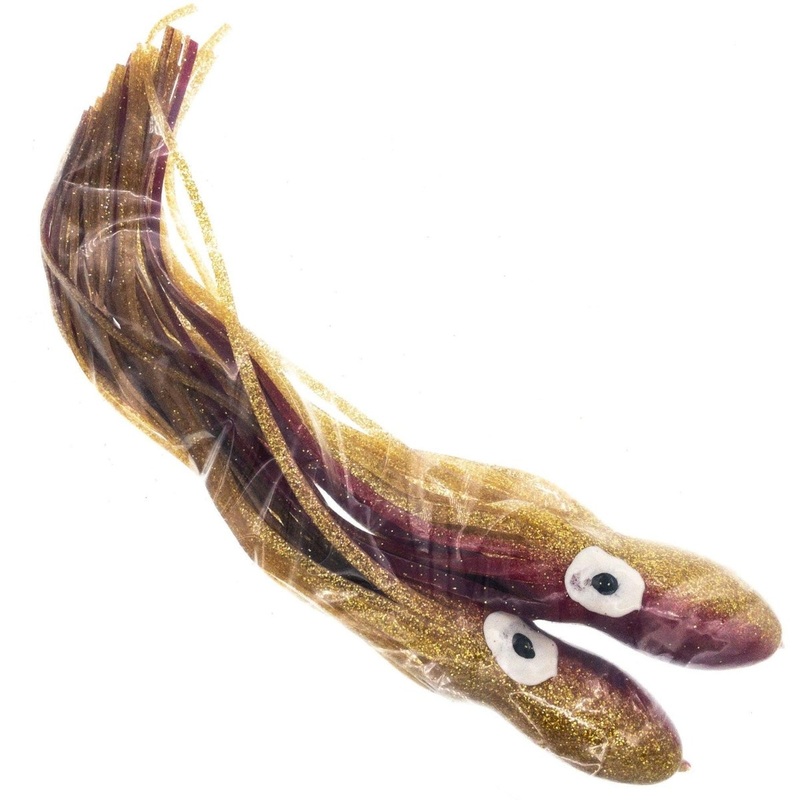 Premium Octopus Skirts 14'' Red Gold Fleck QTY 2