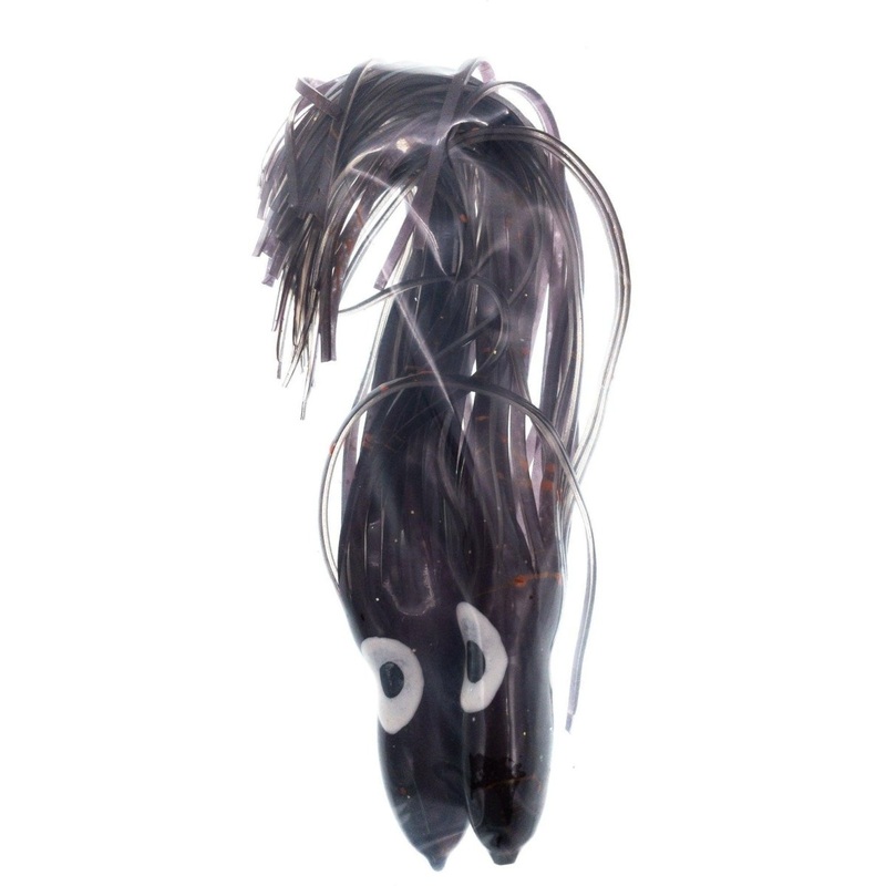 Premium Octopus Skirts 9'' Brown Orange Spots QTY 2