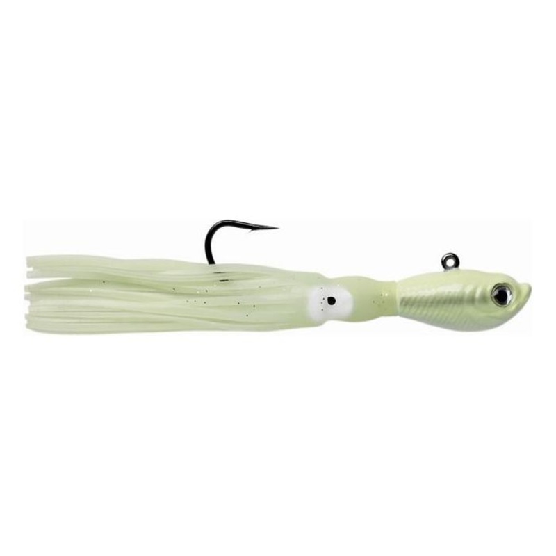 Spro Saltwater Squidtail Jig 1 Oz Glow Qty 1
