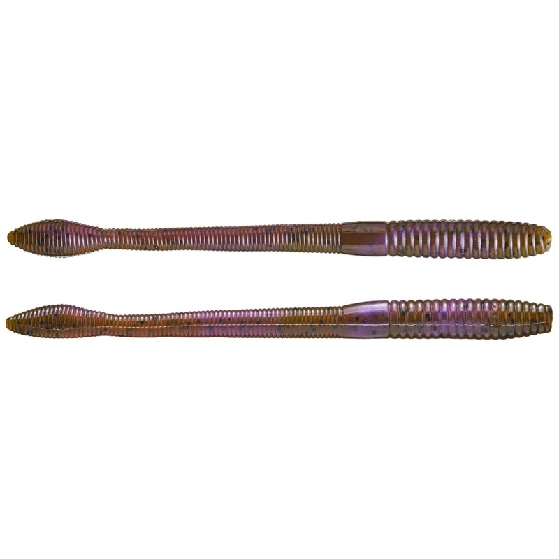 Strike King KVD Fat Baby 5 Green Pumpkin Purple Swirl Qty 12
