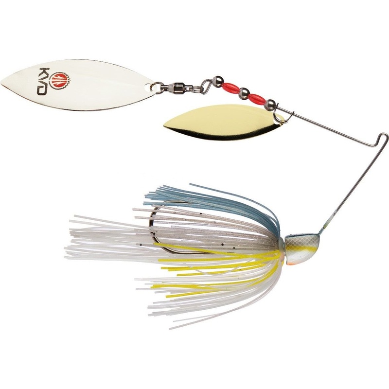 Strike King KVD Finesse Spinnerbait Double Willow 1/2 Oz Sexy Shad