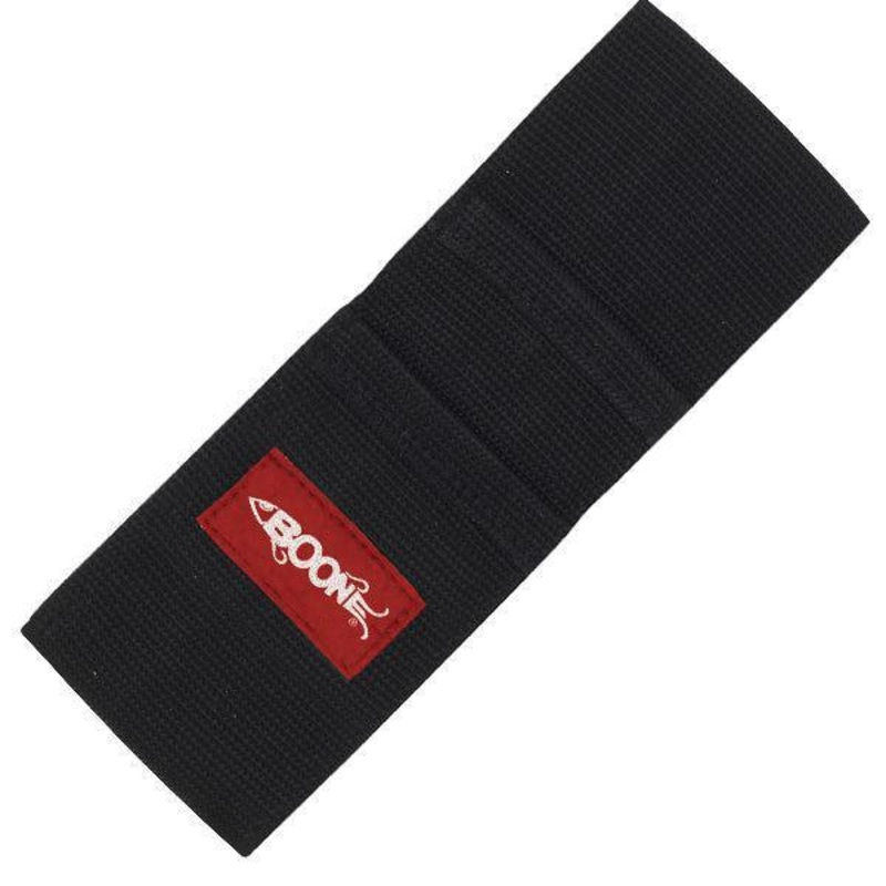 BOONE DUAL SIDED POCKET FISHING TOOL SHEATH (WIDE) STAINLESS CLIP BLACK