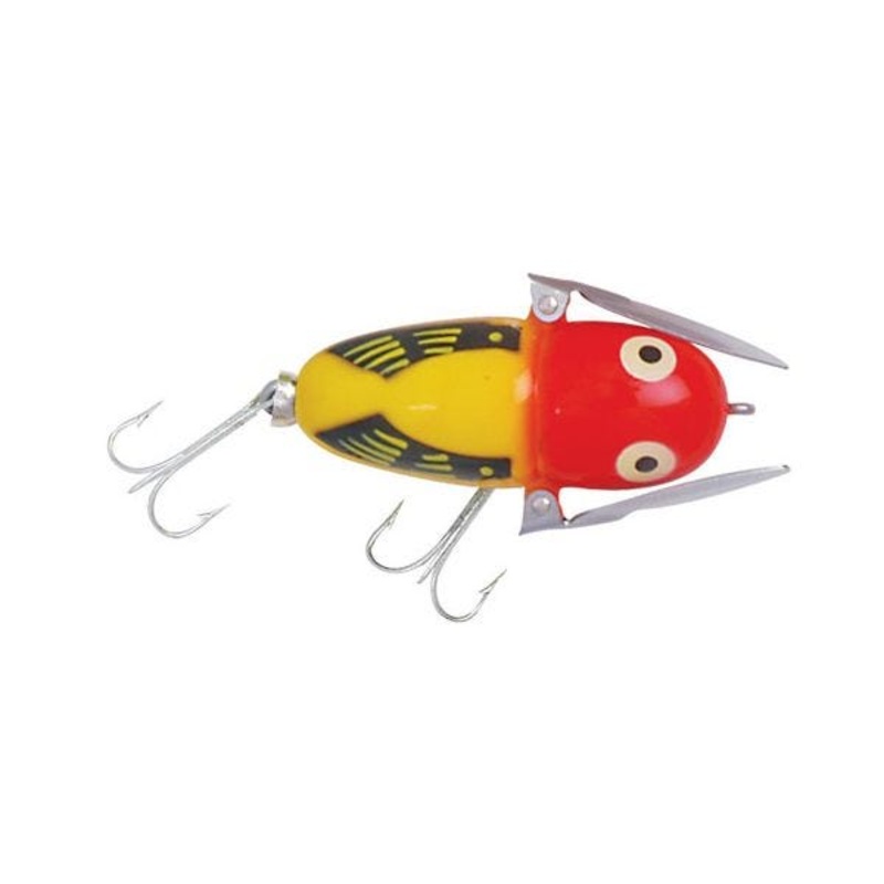Heddon Tiny Crazy Crawler 1-3/4 Yellow Hornet