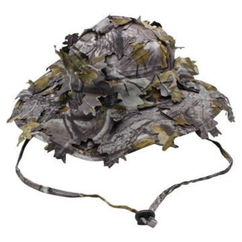 Lucky 7 Men's Leaf Camo Bucket Hat-Medium Brown