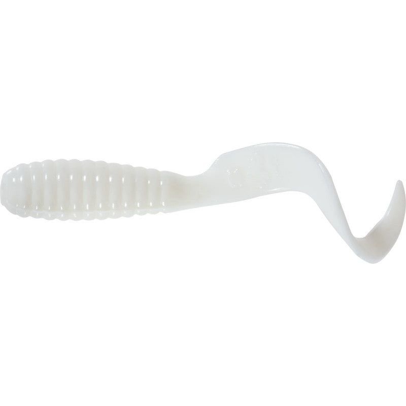 Mister Twister Teenie Grub  2'' White Qty 20