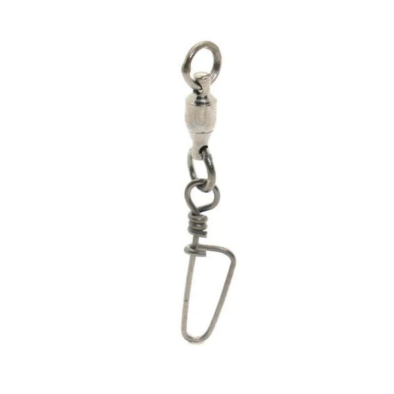Mustad Ball Bearing Swivels W/ Welded Rings Black Nickel