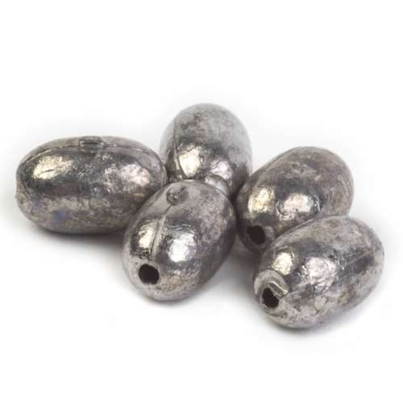 Pucci Oval Egg Sinkers 1/8 Oz Qty 10