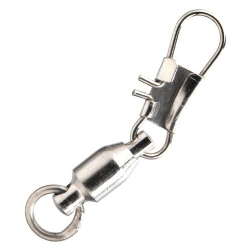 Cabela's Deluxe Interlock Snap Ball Bearing Swivel Qty 24 Nickel