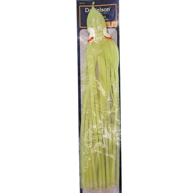 Danielson Magnum Squid Bait 12 Qty 1 Glow Red Eye