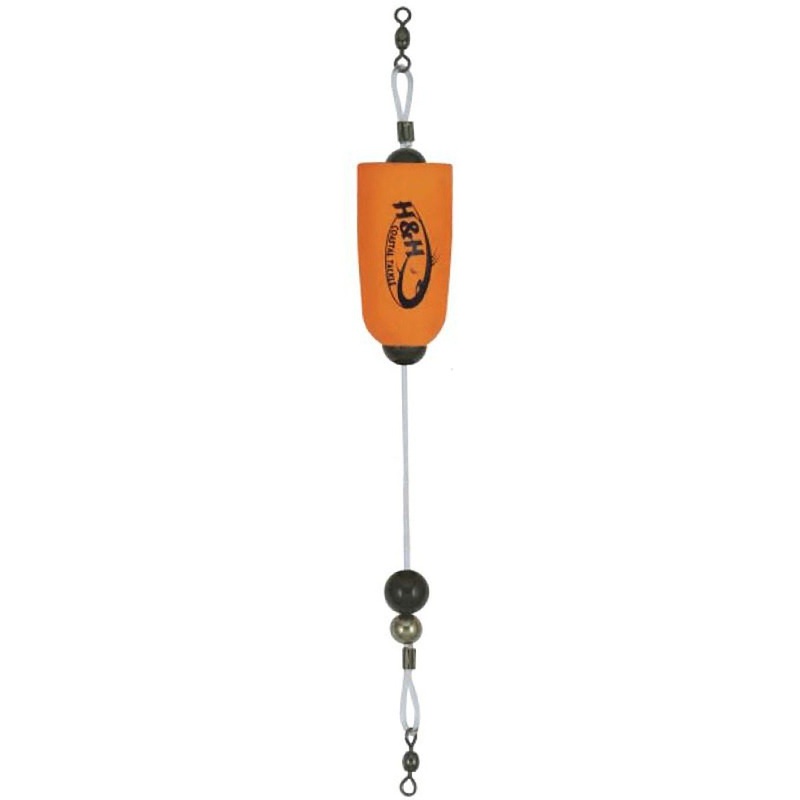 H&H Lures Big Ballin' Cork 2-3/4 Deep Poppin Monofilament Orange