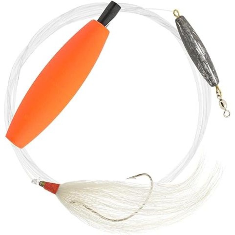 Hurricane Flounder Rig Bucktail 1 Oz Size 1/0 40Lb Test 21 Qty 1