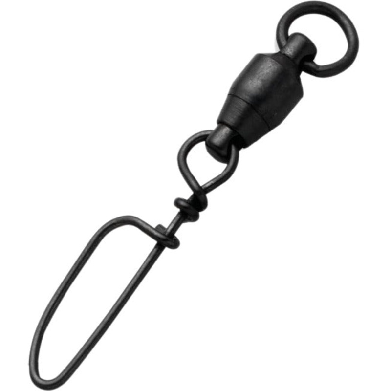 Sampo Welded Ring w/Coastlock Snap Swivels Black Qty 3
