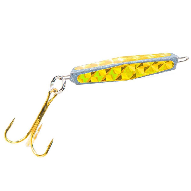 Sea Striker Casting Jig 1-1/2 Oz Gold Prism Tape