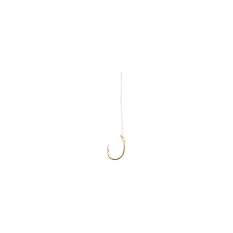 Eagle Claw Snelled Salmon Egg Fish Hooks Size 14 7 Mono Qty 6