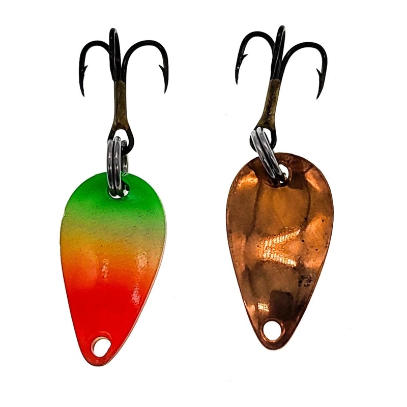 FAS Casting Spoons 1/16 Oz 1 Rasta Bronze Back (Bulk)