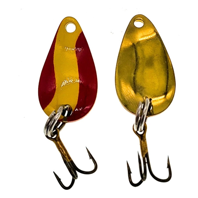 FAS Casting Spoons 1/8 Oz 1 Red/Yellow (Bulk)