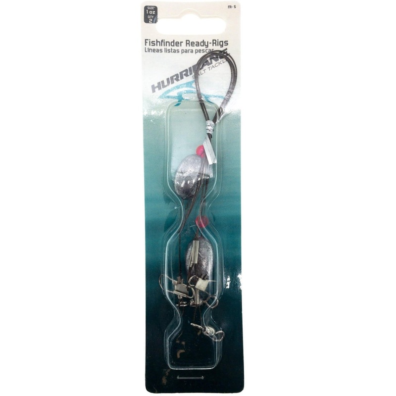 Hurricane Fishfinder Ready Rigs QTY 2