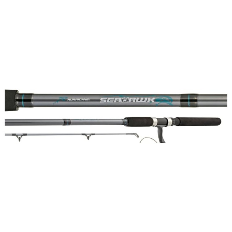 Hurricane Sea Hawk 12' 2Pc Surf Spinning Rod MH Gray