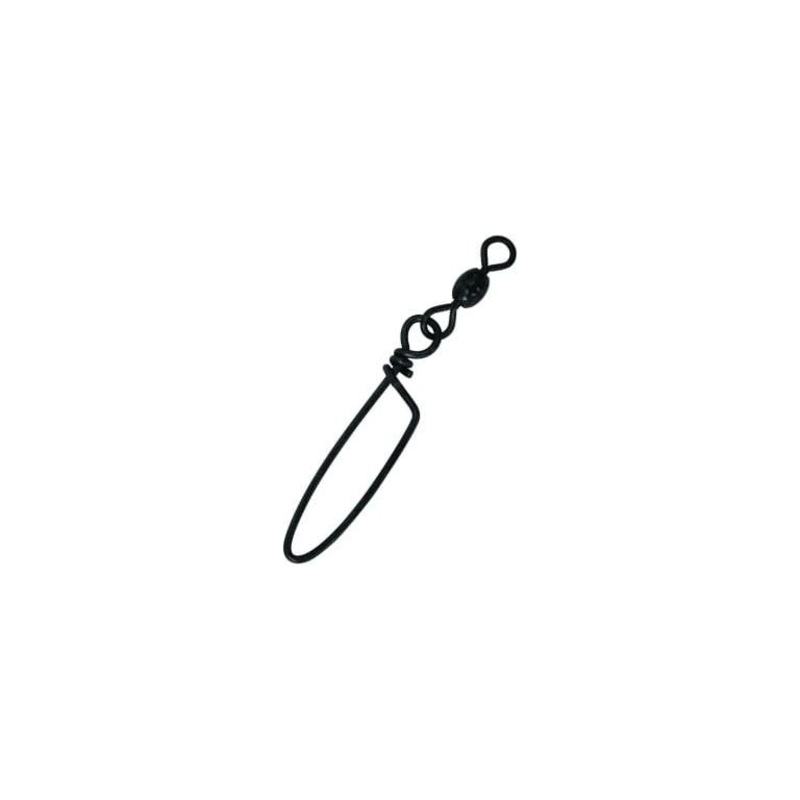 Mustad Coastlock Snap Swivels (Bulk) Qty 10 Black Nickel