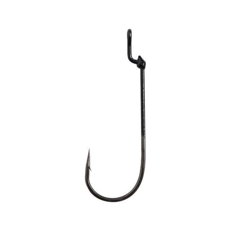 Mustad Grip-Pin Big Bite Soft Plastic Hooks 2X Long Qty 5 Black Nickel