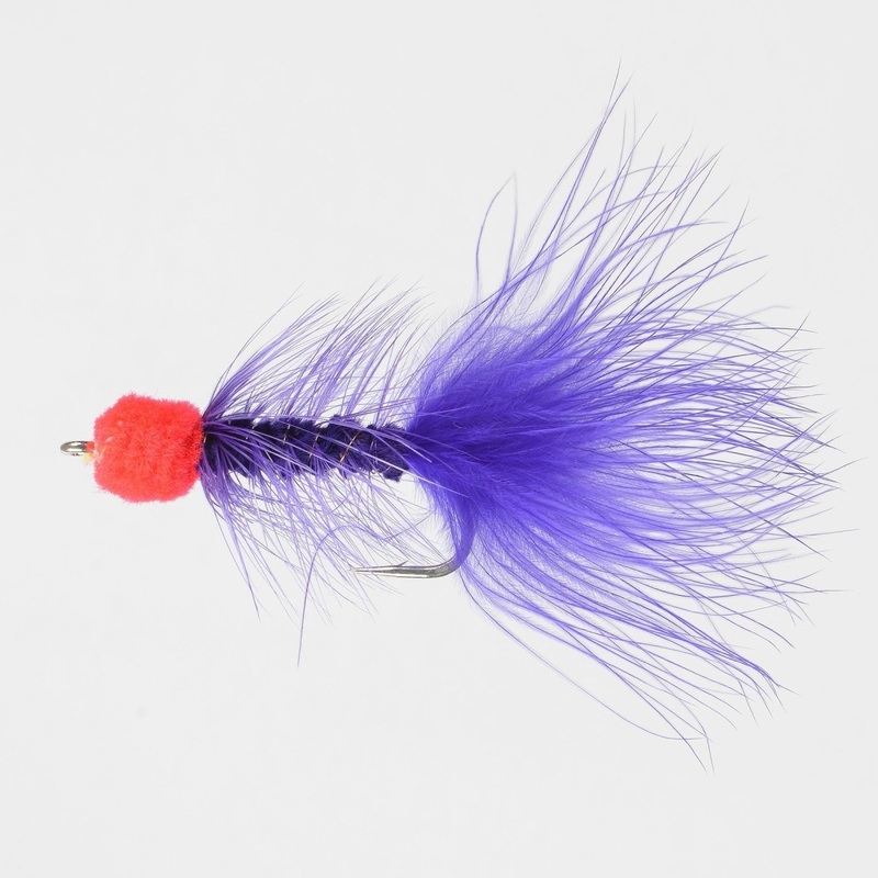 Perfect Hatch Egg Sucking Leech #06 Purple/Red Qty 2