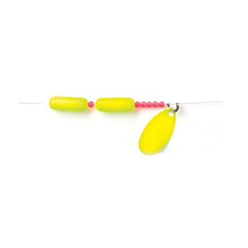 LITTLE JOE FLOATING WORM HARNESS-HOT YELLOW
