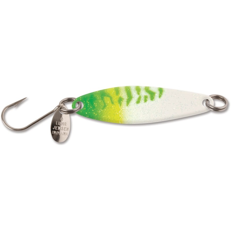 Luhr Jensen NeedleFish 2 1/4 Oz Prl Flouro Green Tiger Crystal QTY 1