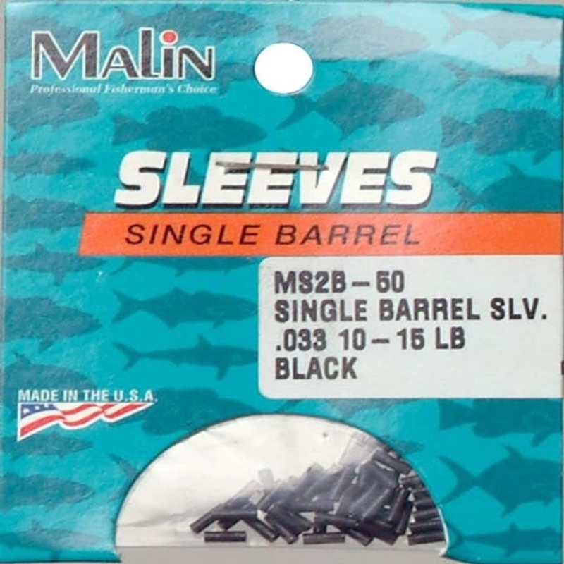 Malin Single Barrel Sleeves Black 50Pk